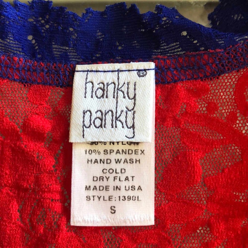 🖤 HANKY PANKY SPANDEX LACE CAMISOLE - Picture 5 of 7